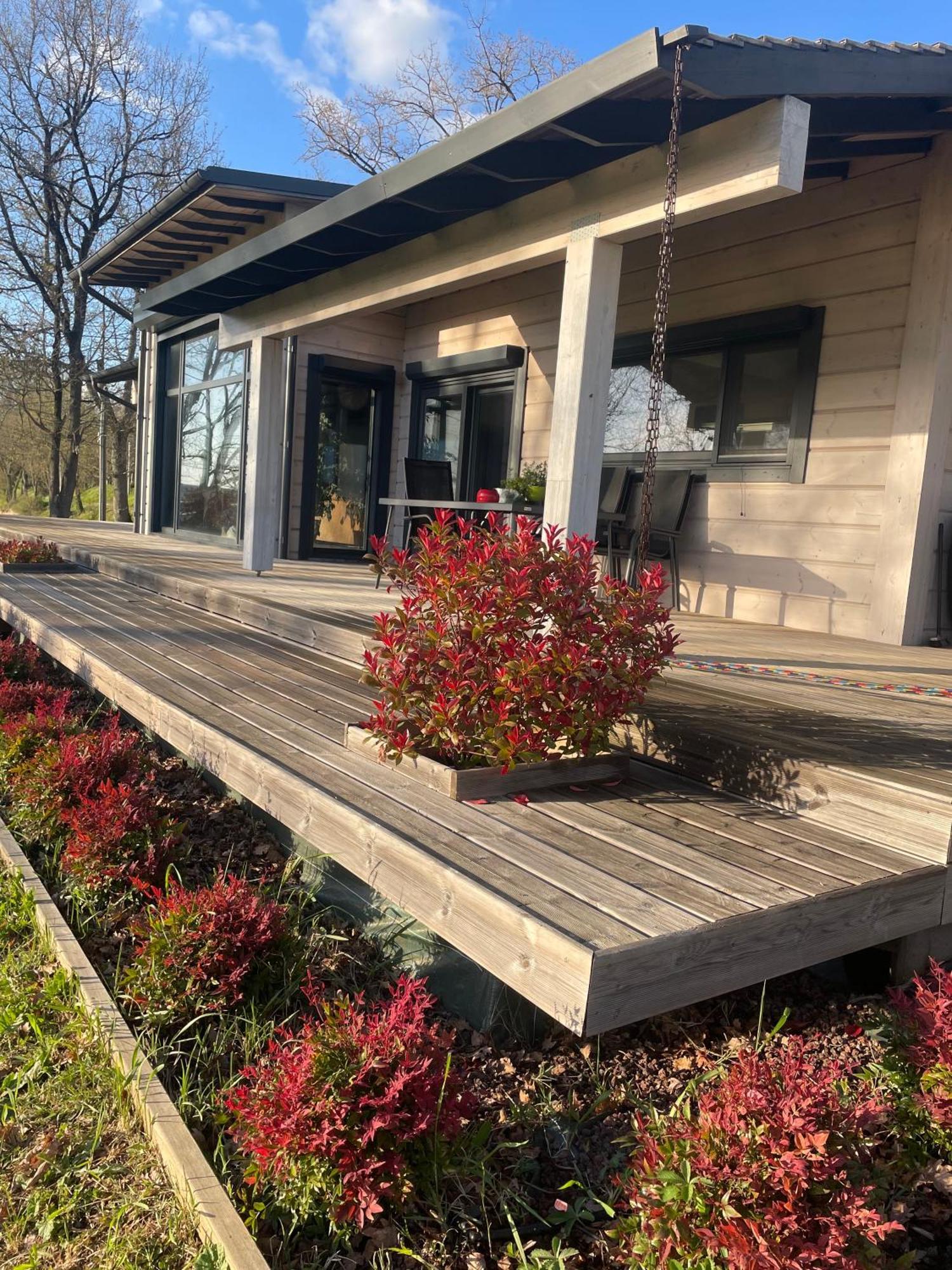 Maison Ecologique De Qualite Superieure Monflanquin Bagian luar foto